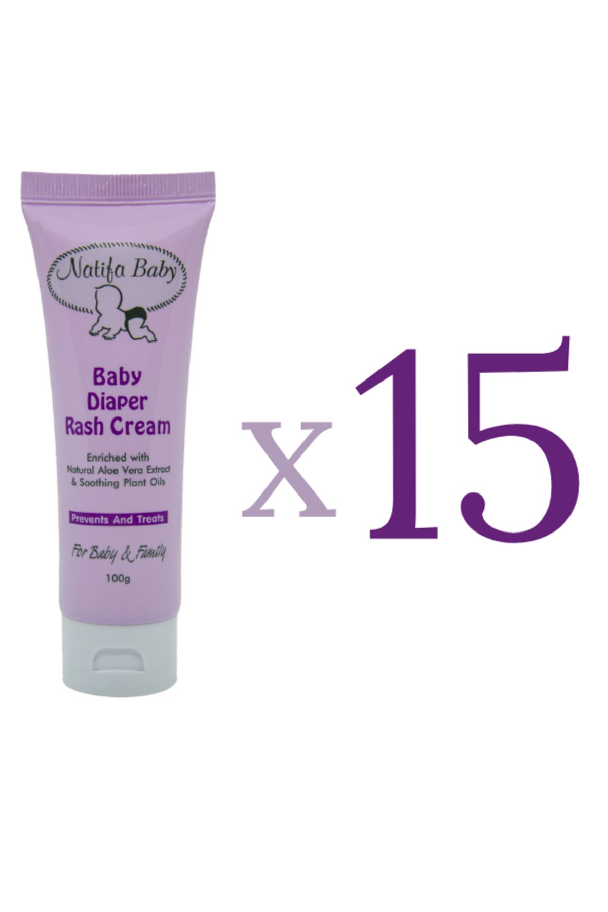 NATİFA BABY Bebek Pişik Kremi 100 G 15'li