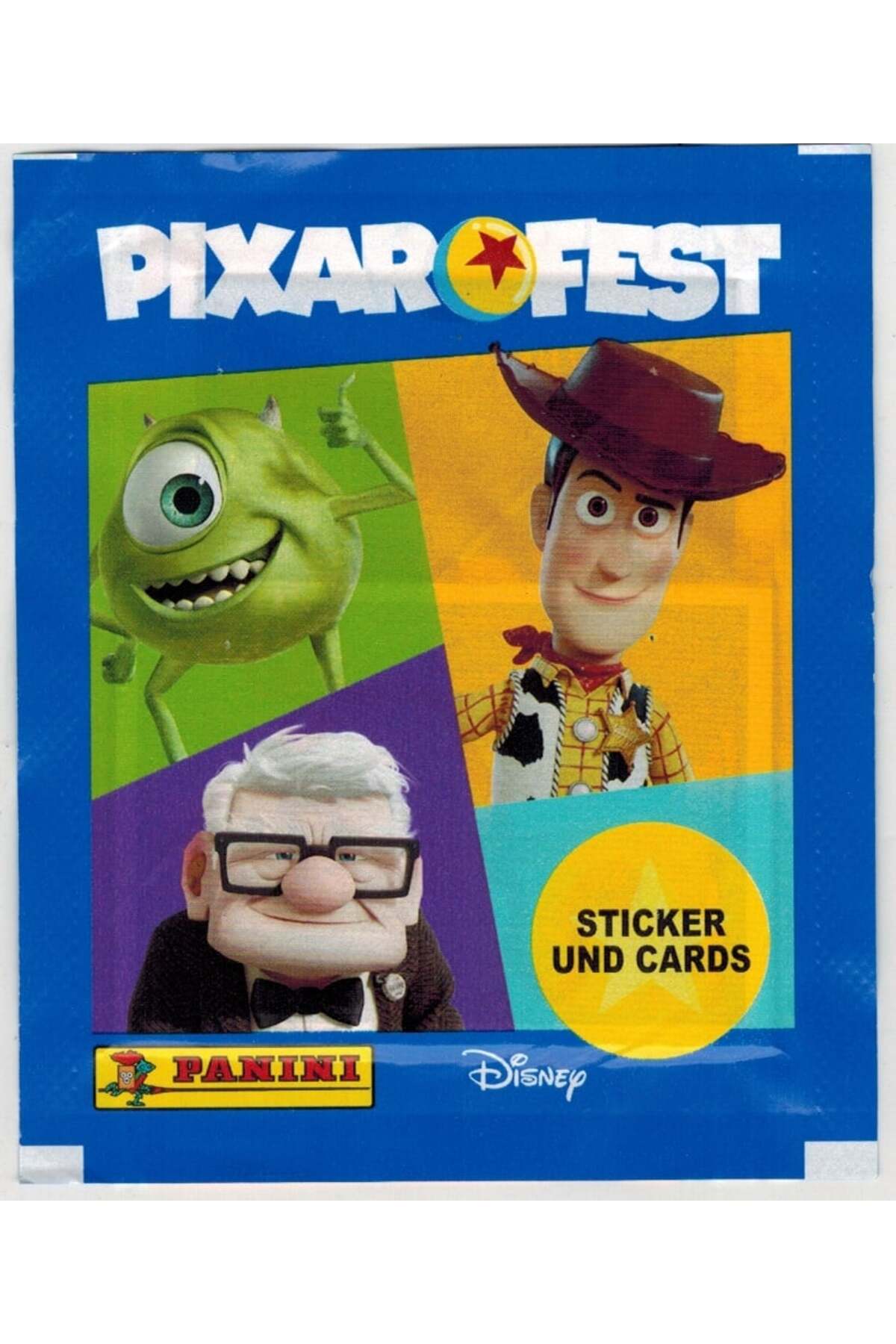 Panini Disney Pixar Fest Çıkartma Kartları 10 Paket Set (40 Sticker+10 Kart) Disney World fotoğrafı 4 (önizleme)