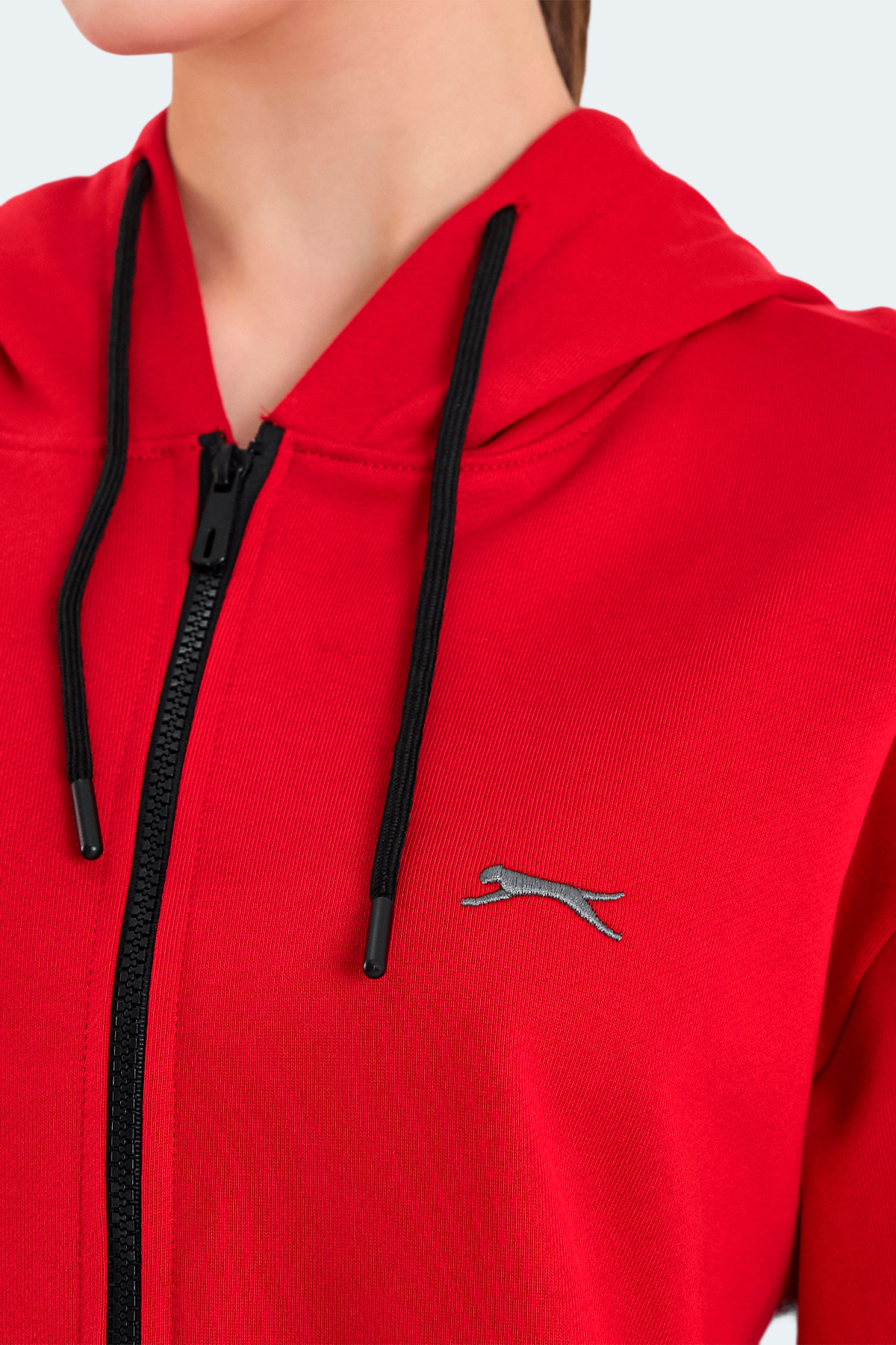 Slazenger KATHLEENA IN Kadın Kırmızı Sweatshirt görsel 5