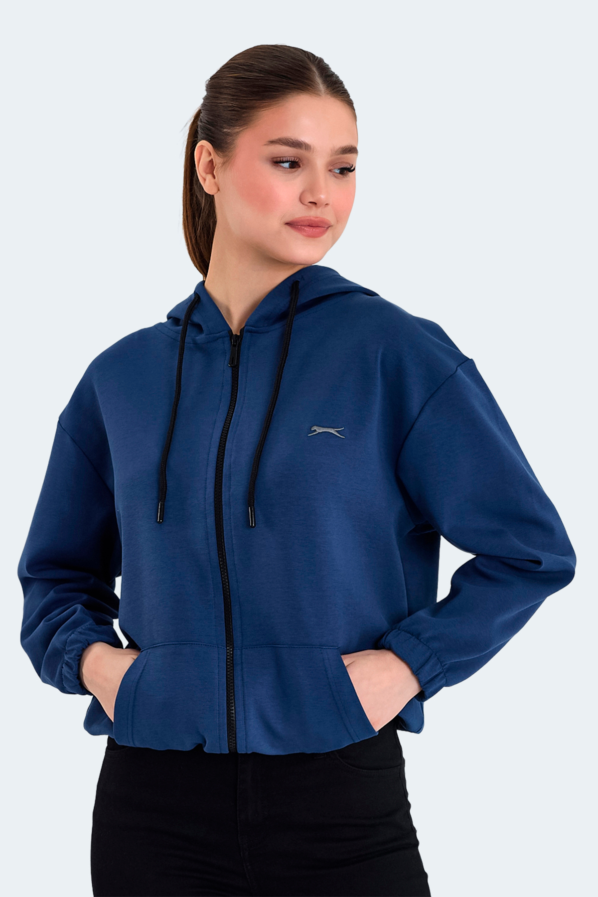 Slazenger KIMBERLEY Kadın Sweatshirt Indigo görsel 4