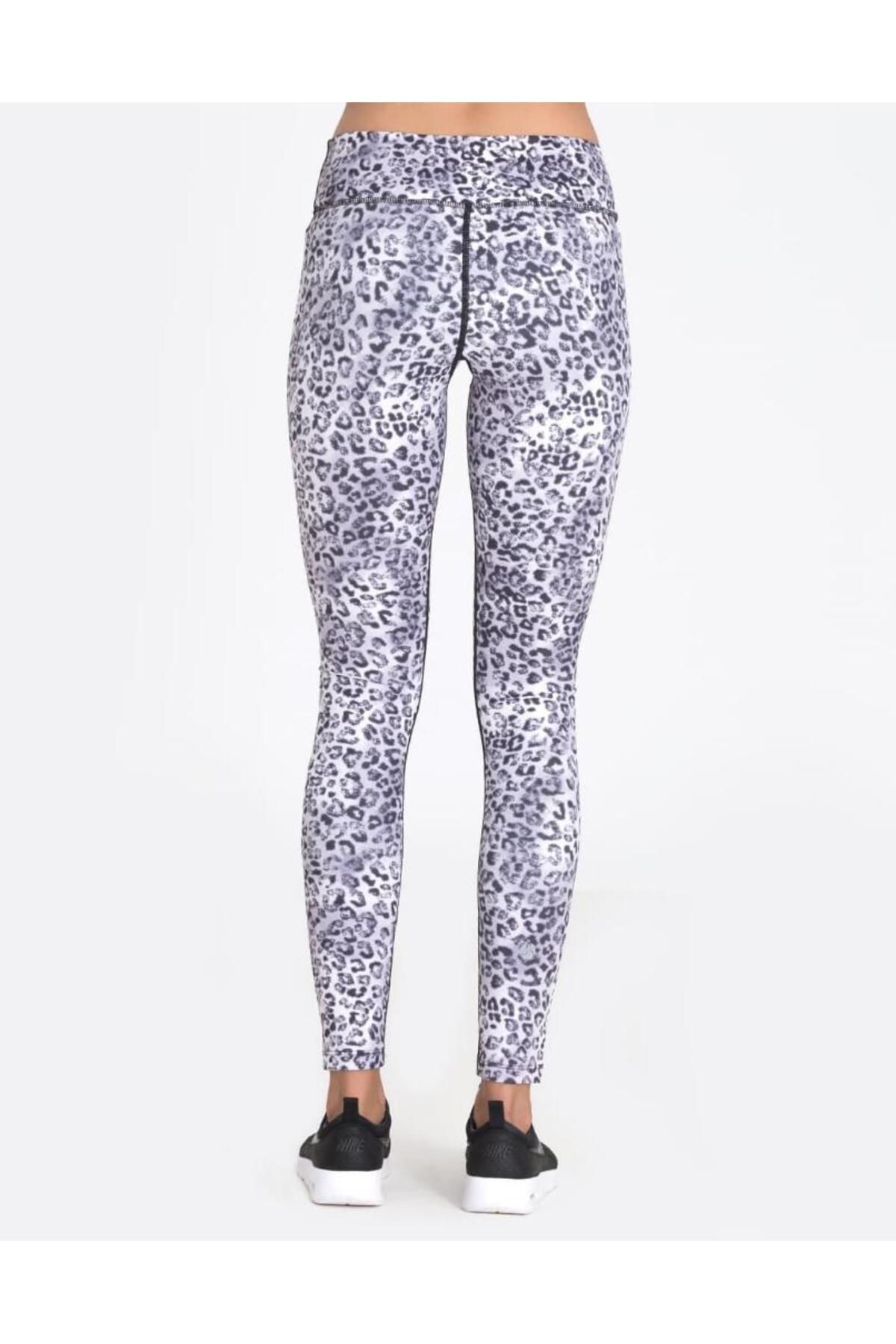 Vie Active-Rockell Elite White Leopard Sports Leggings 2