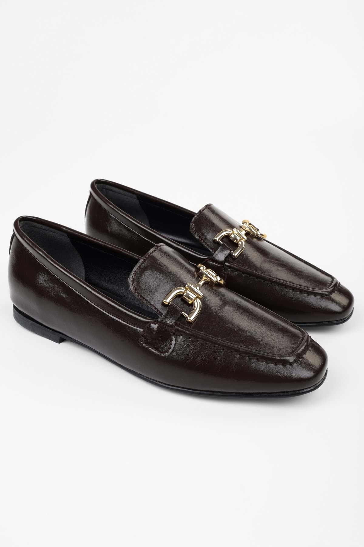 Shoeberry-Women's Daze Brown Skin Ballerinas 3