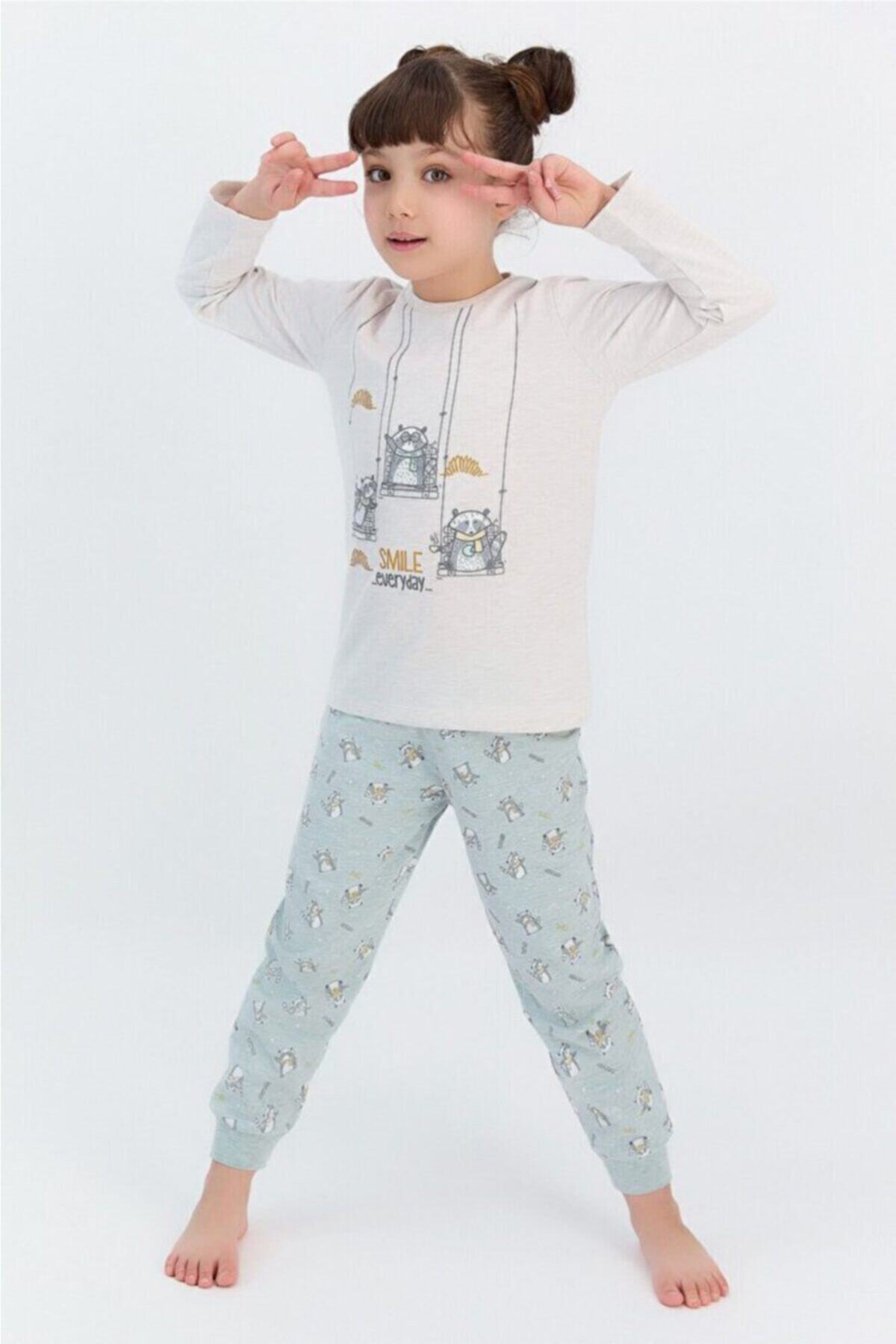ROLY POLY-Smile Every Day Creammelange Σετ πιτζάμες για κορίτσια Rp2577-c 1