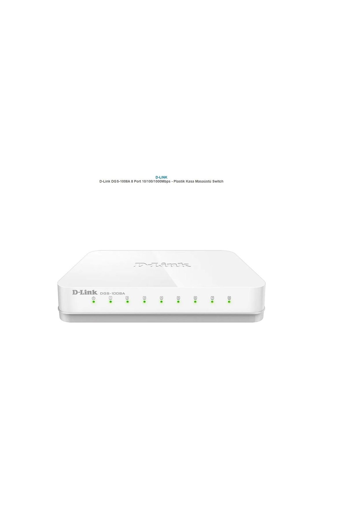 Link D-Link DGS-1008A 8 Port 10/100/1000 Mbps Gigabit Switch