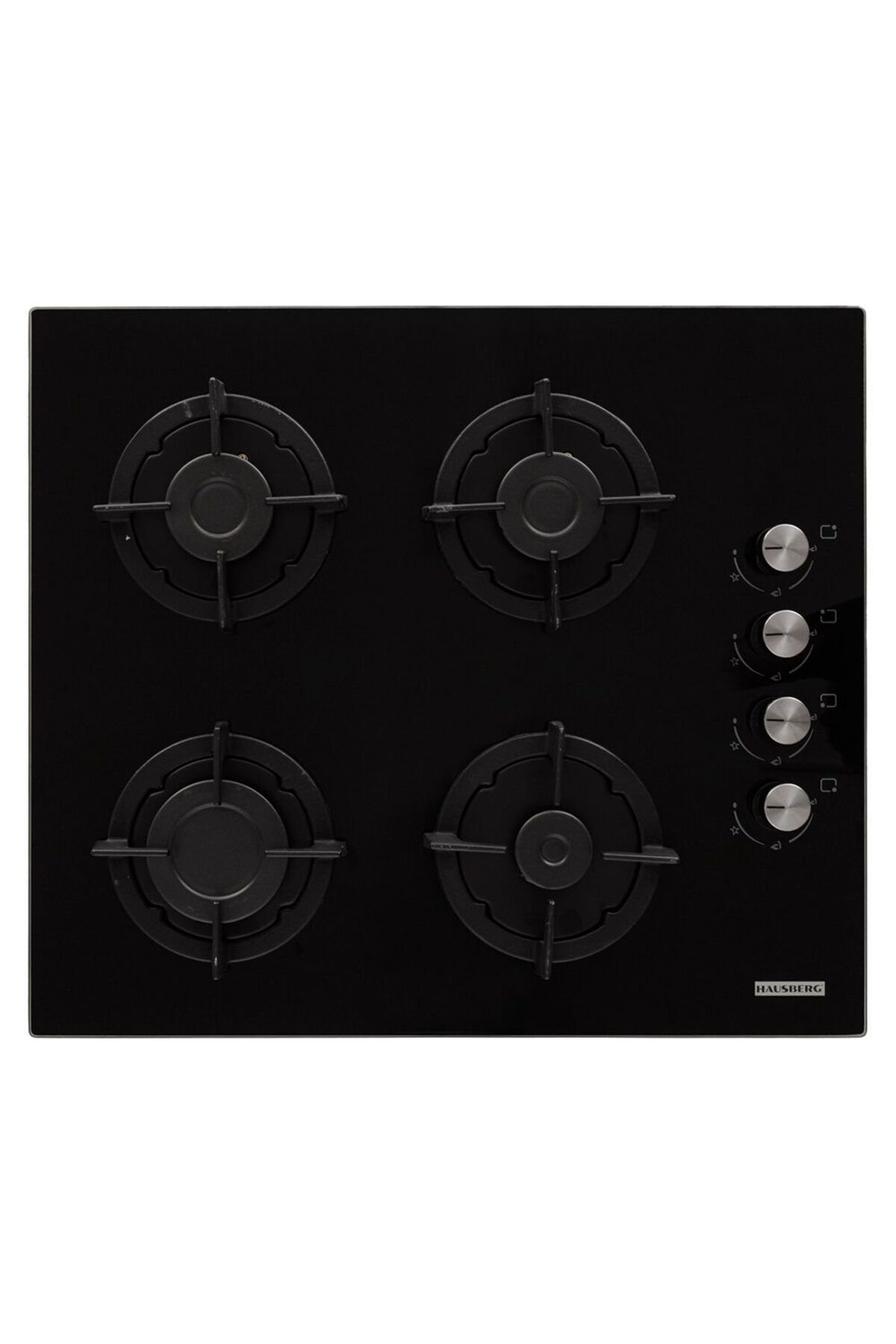 Hausberg Plita Incorporabila Hb-567ng, Gaz, 4 Arzatoare, Sistem De Siguranta Gaz, Gratar Din Fonta, Sticla - 1 - 3