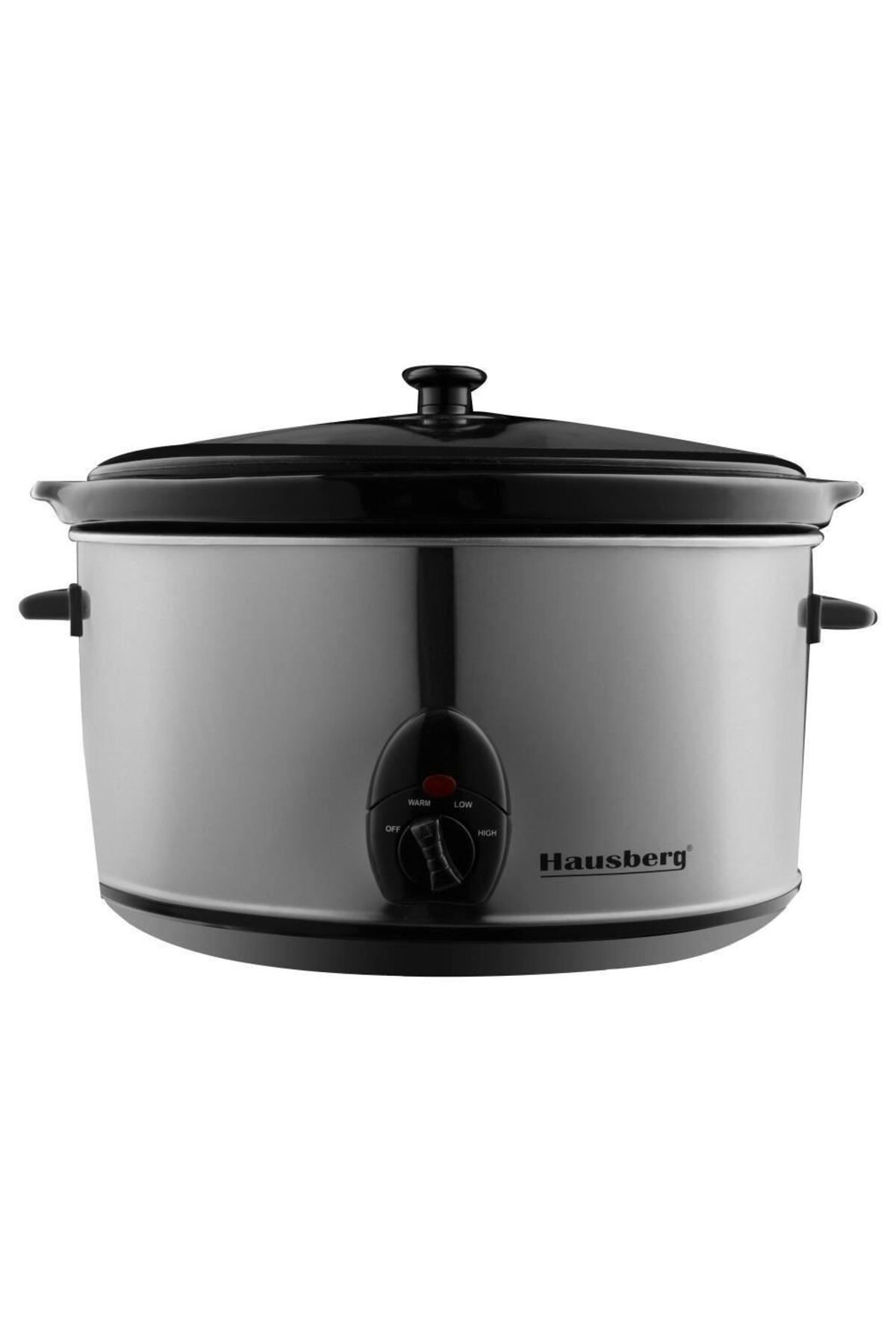 Hausberg Oala Electrica Cu Capac Hb-1300, Sticla Termorezistenta, 3.5 L, 200 W - One Size