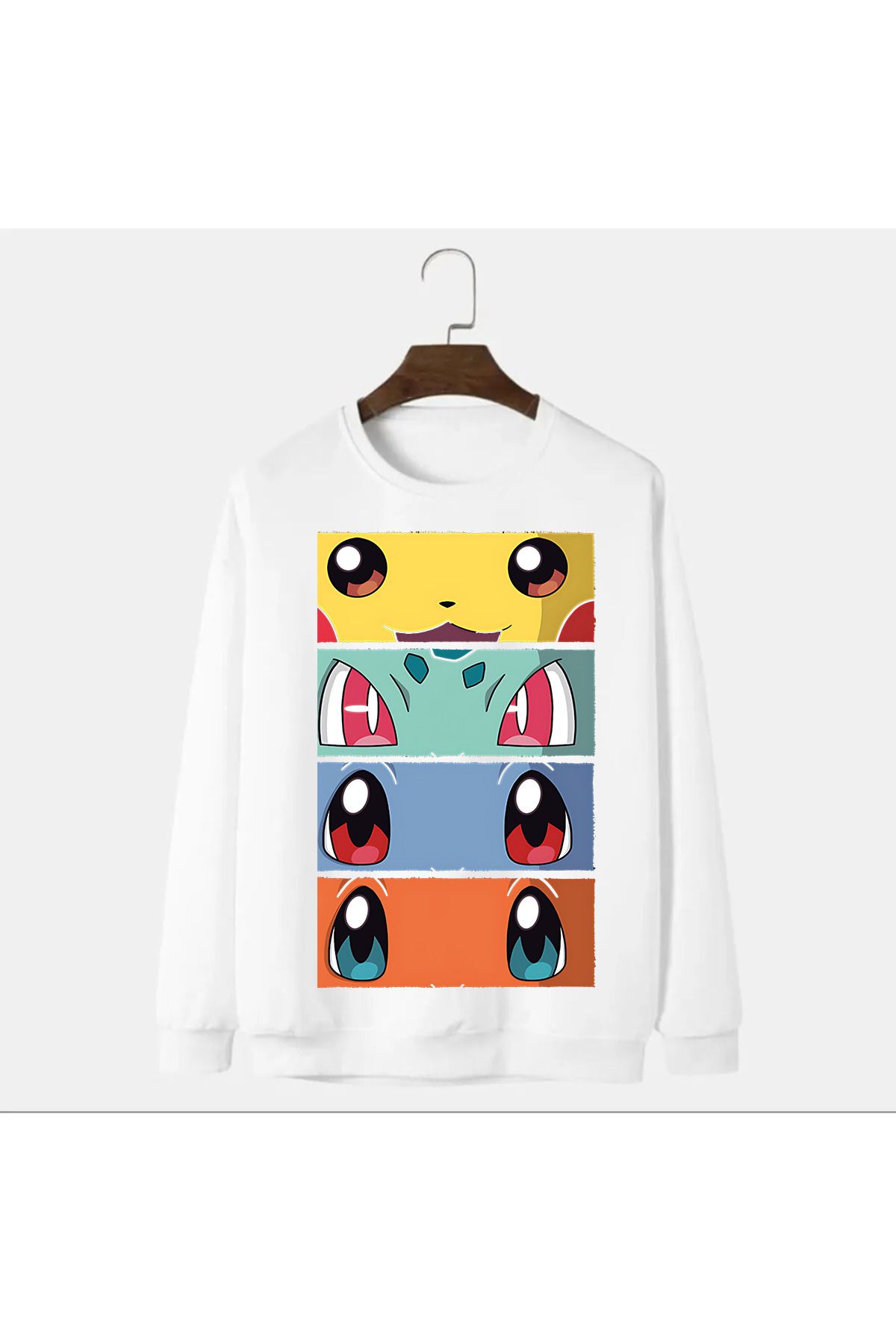 Pisa Art Pokemon Special Characters , Beyaz Unisex Premium, Çatlama Solma Yapmaz