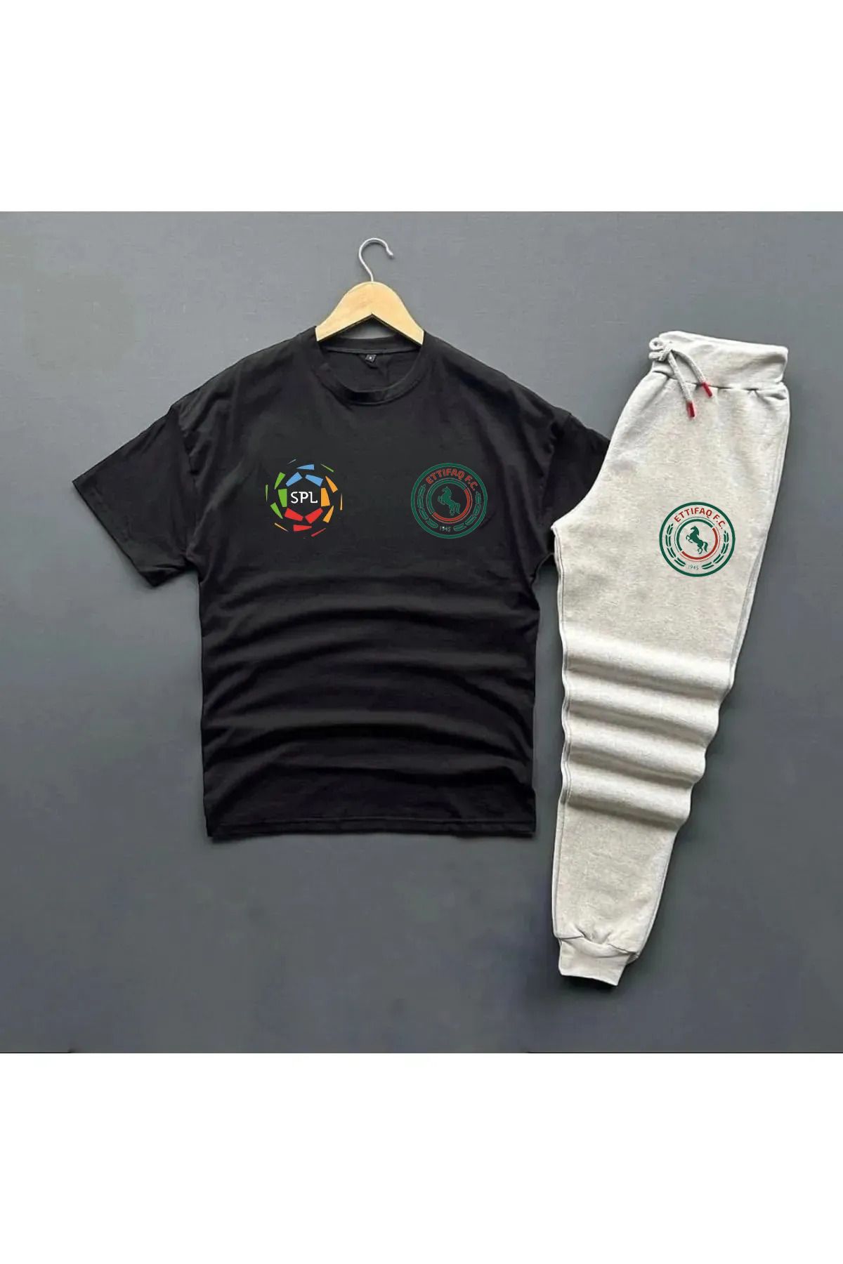 Pisa Art Al İttifaq Fc Suudi Arabistan Pro Ligi T-Shirt - Eşofman Altı Kombin