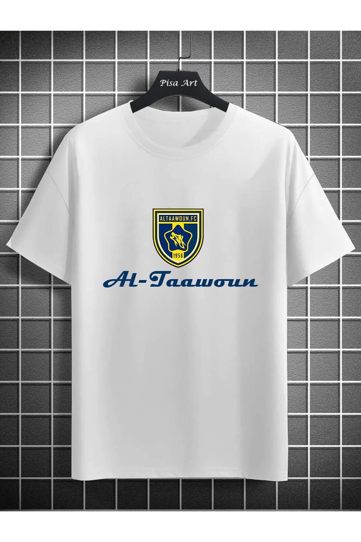 Pisa Art Al-Taawoun Özel Tasarım Unisex Taraftar T-Shirt