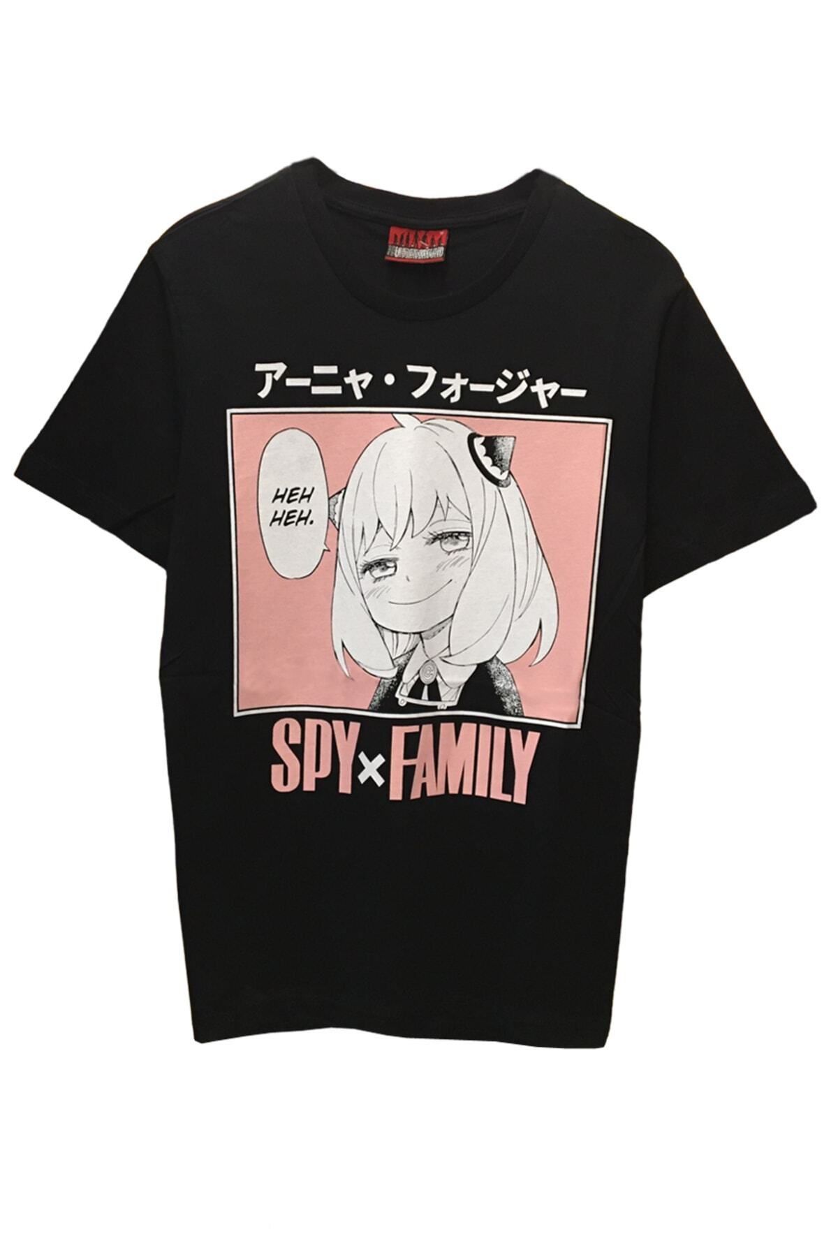 Pisa Art Anime Spy X Anya Karakter Sırt Baskılı Tişört
