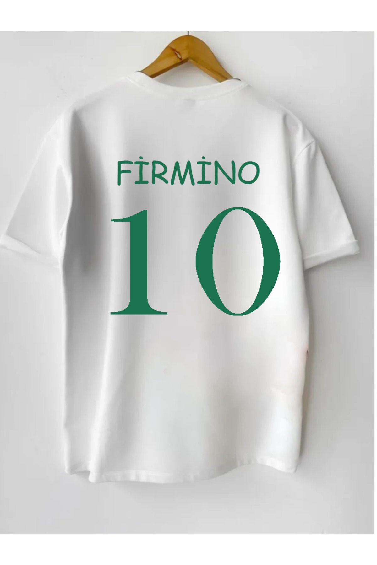 Pisa Art AL AHLİ RSL X FİRMİNO 10 SIRT DETAYLI ÖZEL TASARIM TARAFTAR T-SHİRT