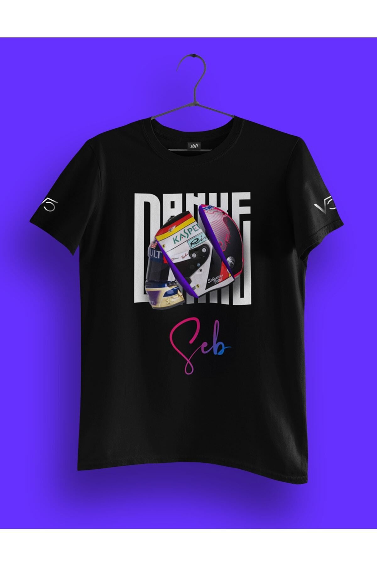 Pisa Art Danke Sebastian Vettel Özel Tasarım T-shirt