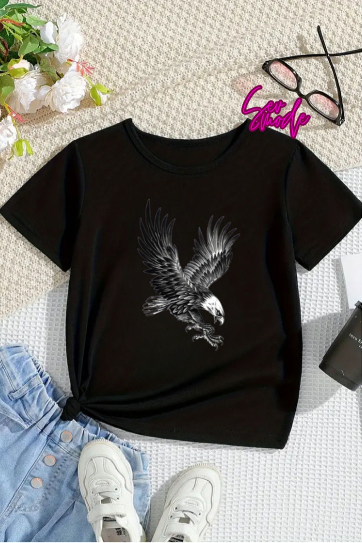 SevMode Tricou Unisex Imprimat Pentru Copii Unisex - 7–8 years