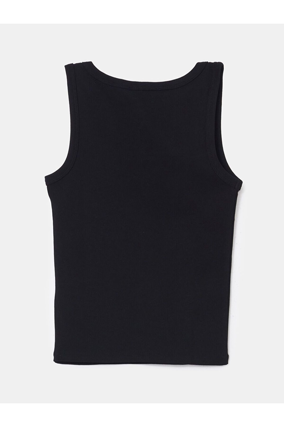LC Waikiki-New Season U Neck Textured Women's Tank Top - S54839Z8 6