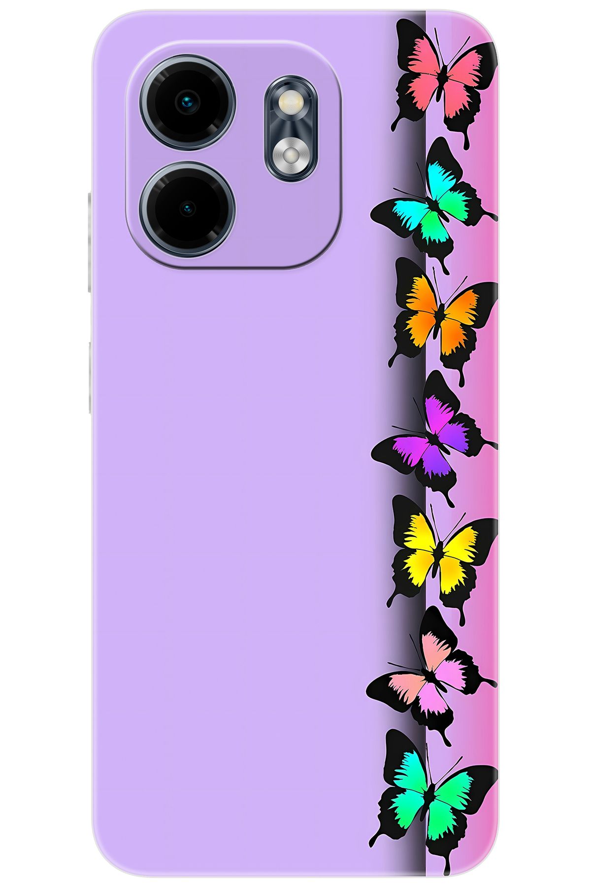 Ceppare iNfinix Smart 9 (X6532) Uyumlu Kılıf Desen Baskılı Silikon Kelebek STK:671 CP-Ar000gI