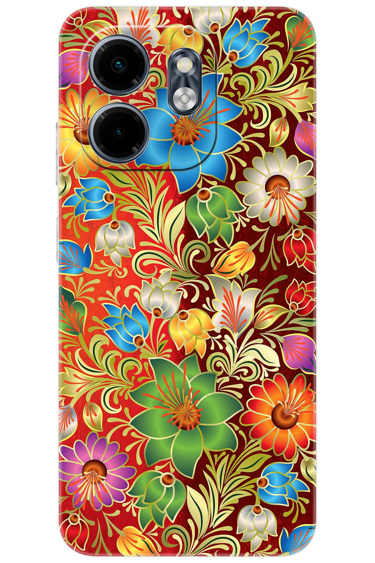 Ceppare iNfinix Smart 9 (X6532) Uyumlu Kılıf Desen Baskılı Silikon Çiçekler Serisi STK:532 CP-drgREbs