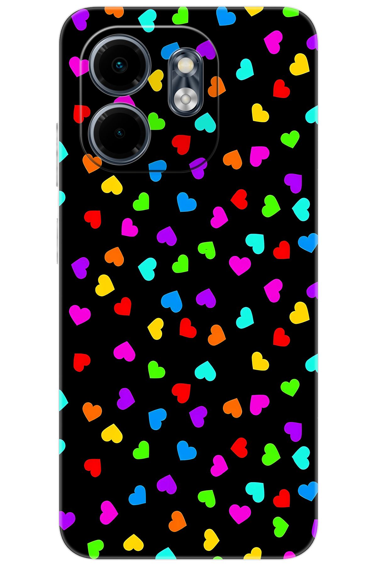 Ceppare iNfinix Smart 9 (X6532) Uyumlu Kılıf Desen Baskılı Silikon Renkli Minik Kalpler STK:1017 CP-aIJHLsg