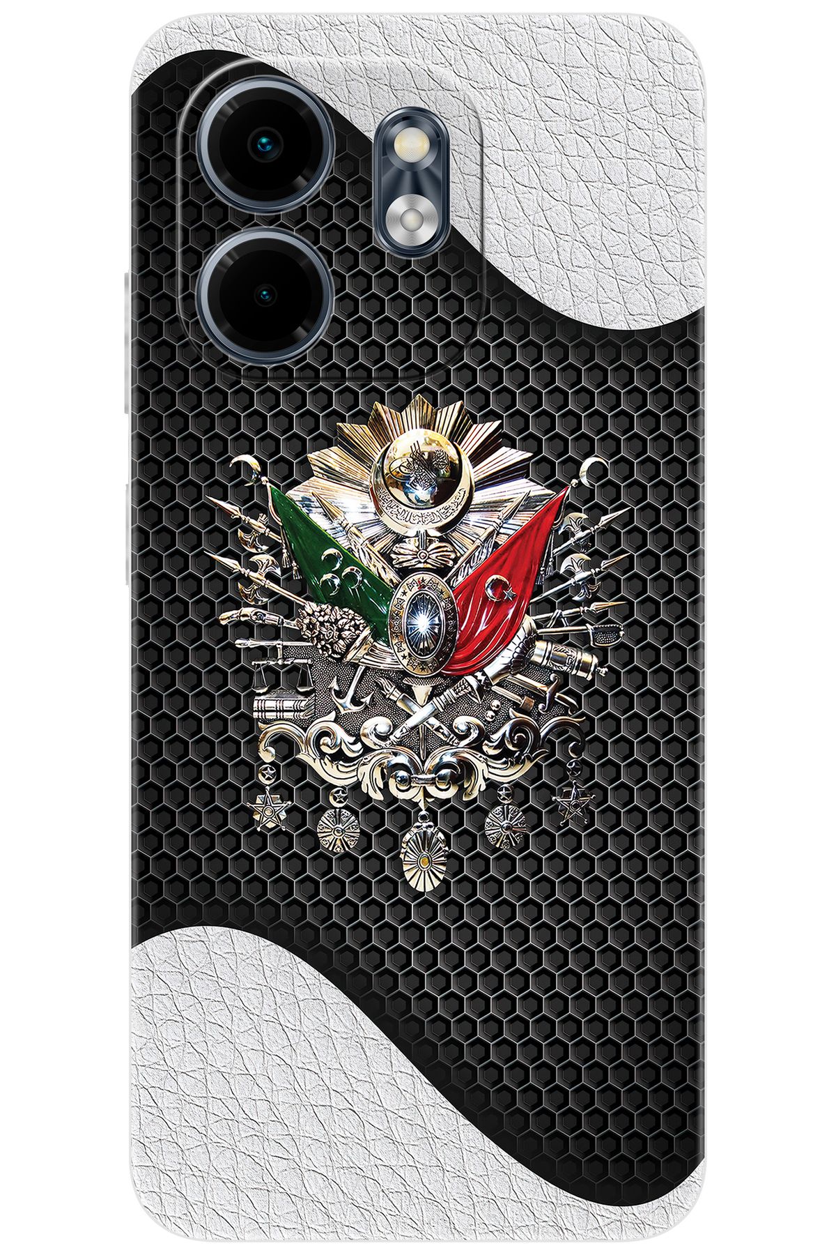 Ceppare iNfinix Smart 9 (X6532) Uyumlu Kılıf Desen Baskılı Silikon Osmanlı Tuğra Tasarım STK:415 CP-obpMjjm