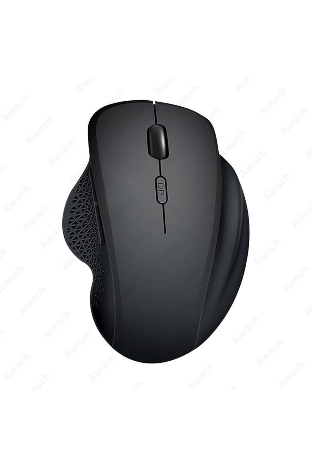 Choice-Black Rechargeable Ergonomic Mouse Wireless Bluetooth Mouse 2 Device Connection (BLUETOOTH OR USB) F 1