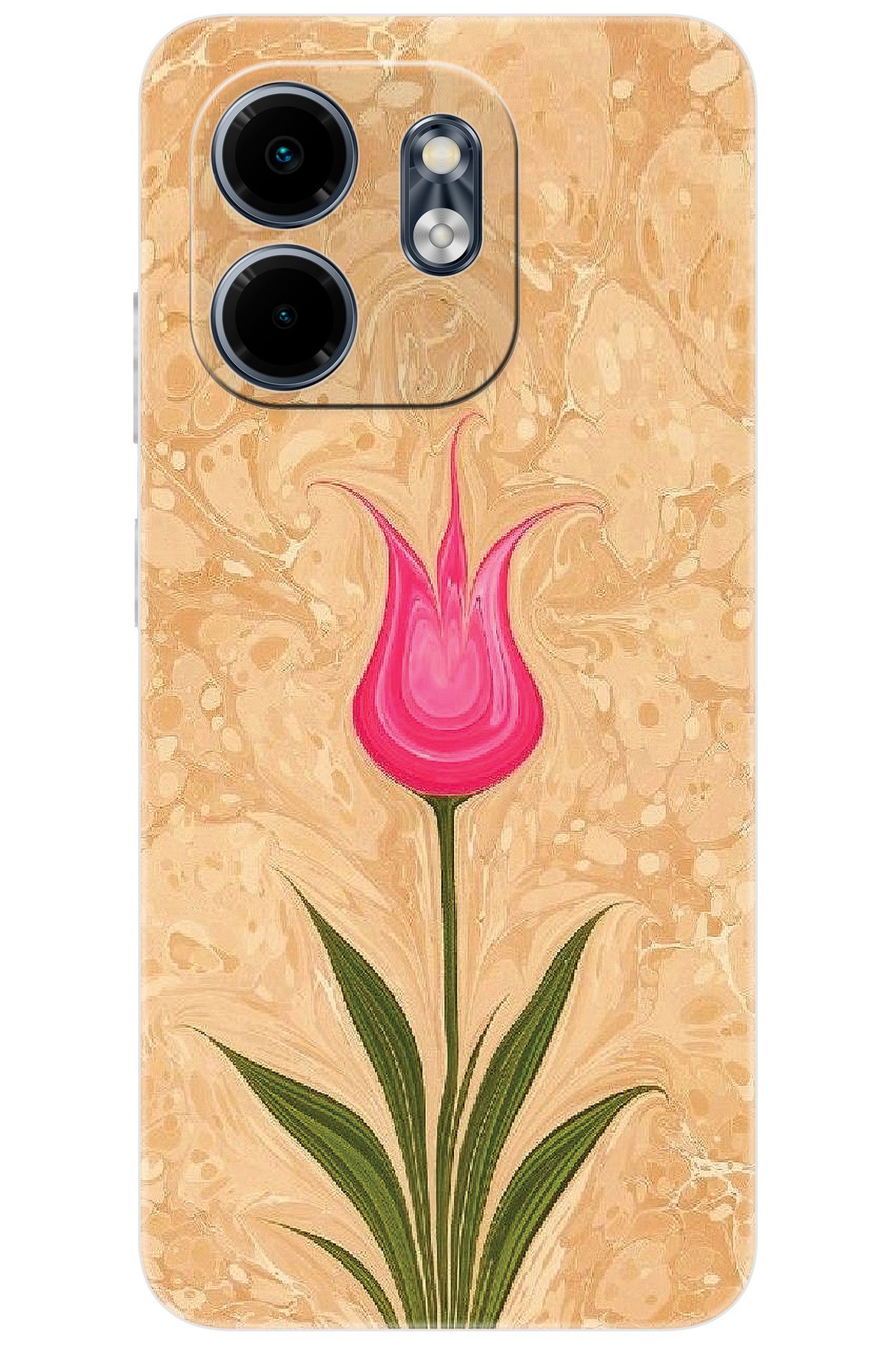 Ceppare iNfinix Smart 9 (X6532) Uyumlu Kılıf Desen Baskılı Silikon Lale Tasarım STK:544 CP-MqkV97m