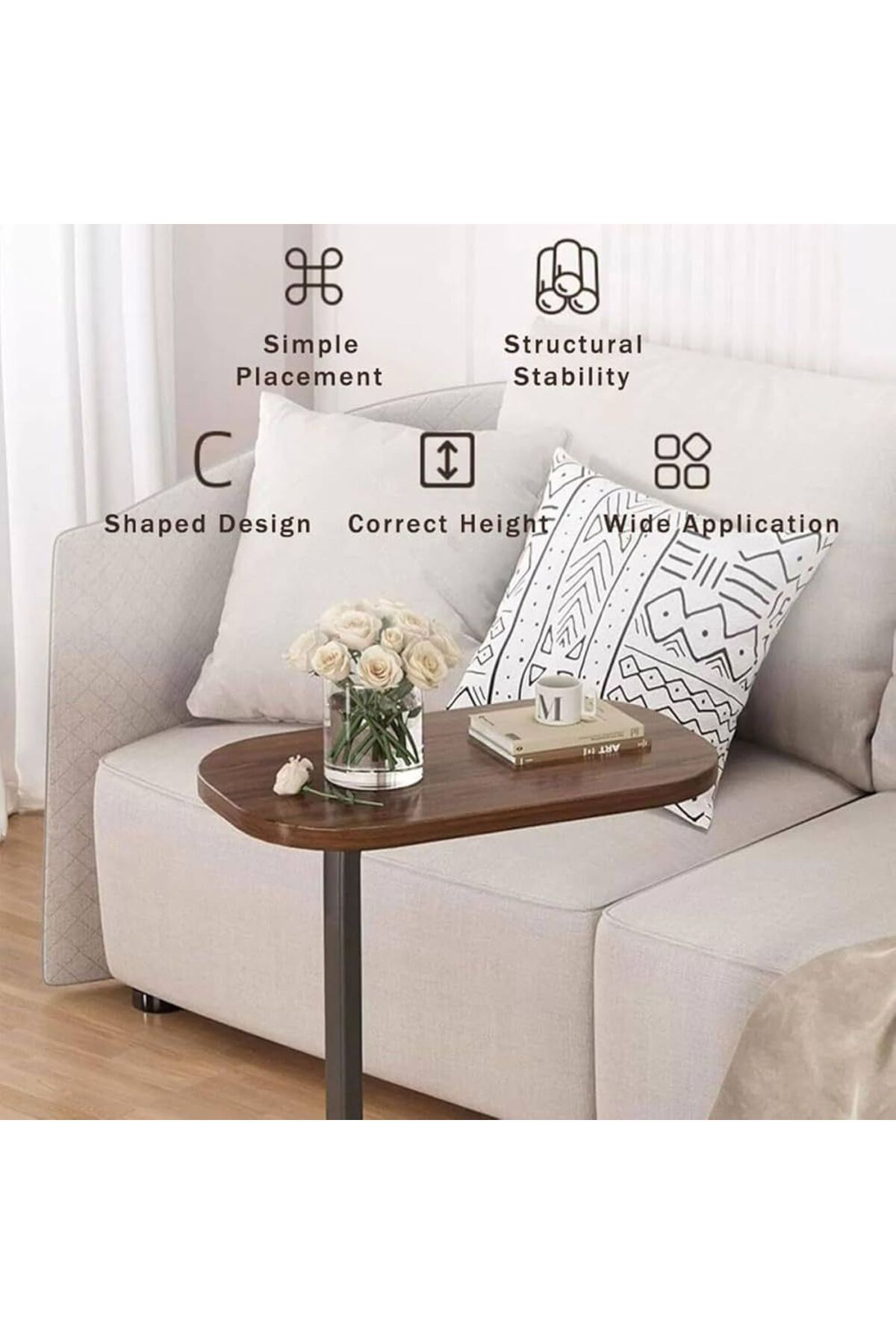Generica-Brown side table, dimensions as shown in the pictures 5