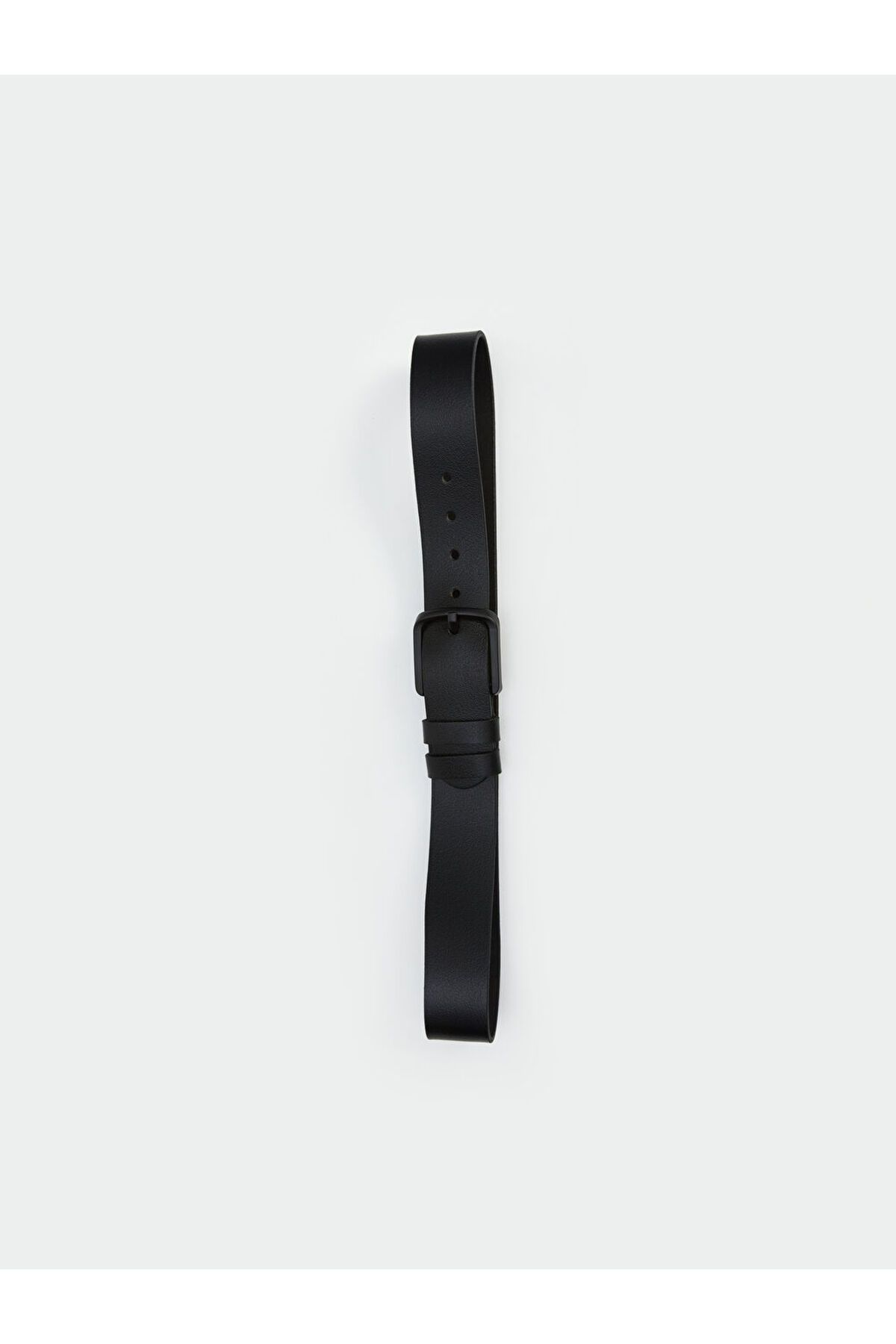LC Waikiki-Black Genuine Leather Men's Belt 2