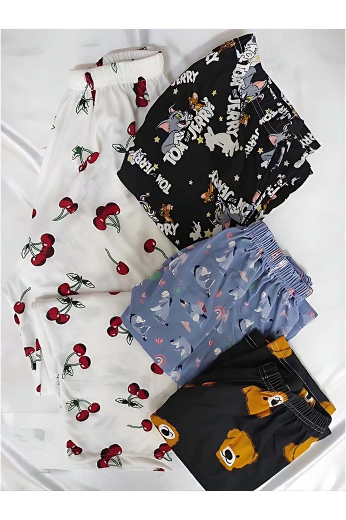 PEMBİŞ HOMEWEAR 4lü pijama altı KOD EK00012