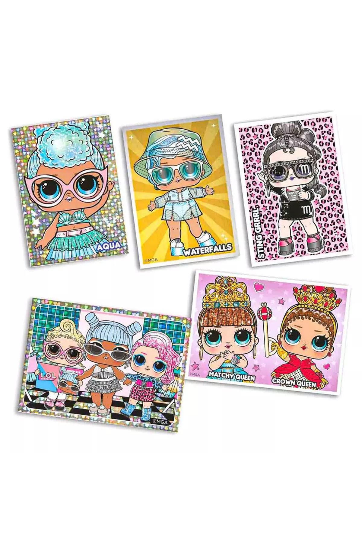 Panini-L.O.L Surpise Collection 5 Pack (25 Sticker) Sticker 7