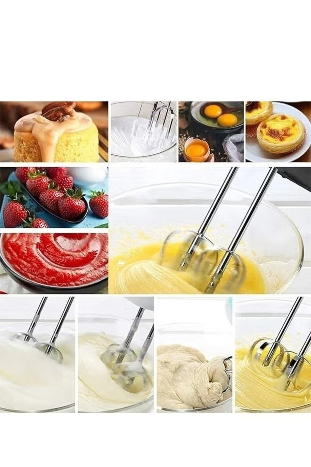 Denx-7 Speed Whisk Automatic Electric Egg Beater DX2007 7
