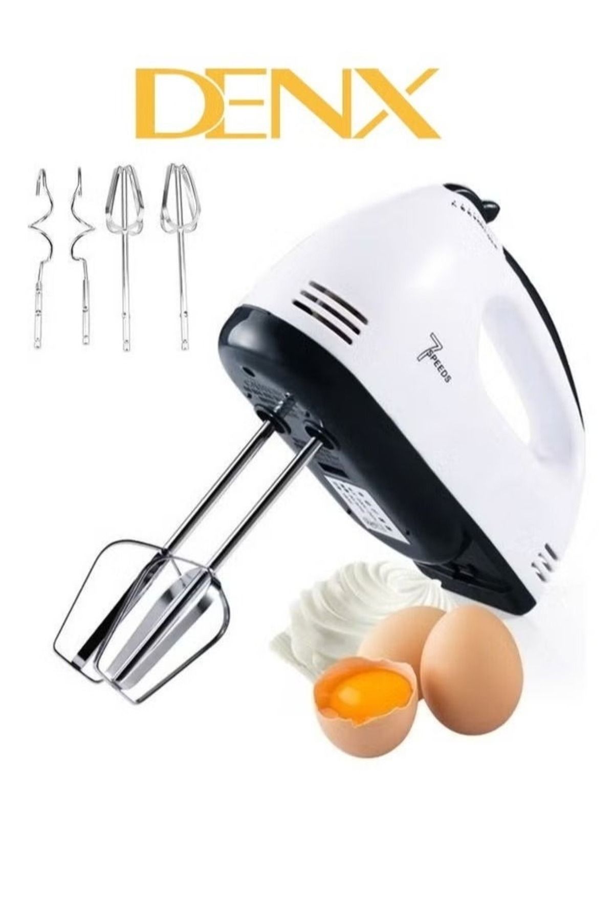 Denx-7 Speed Whisk Automatic Electric Egg Beater DX2007 3