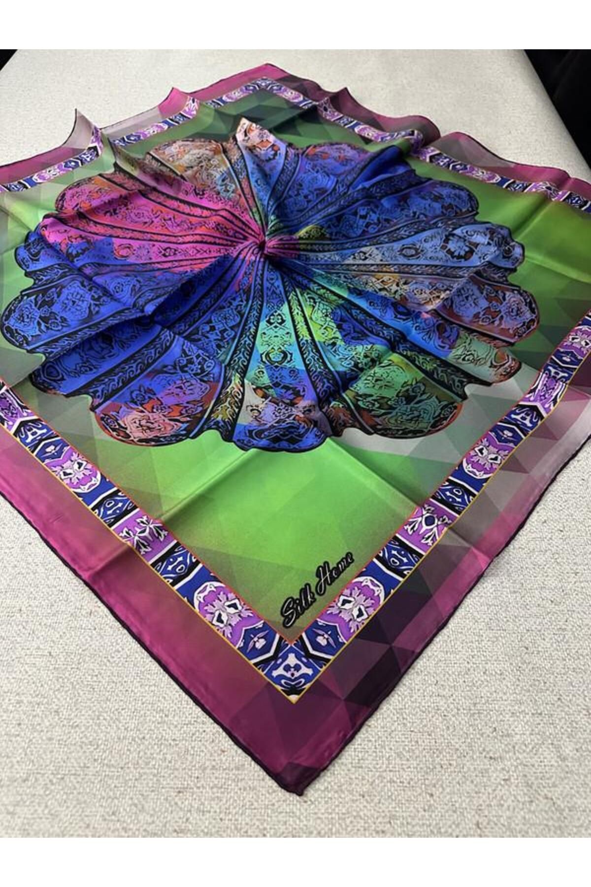 Silk Home-Twill Silk Scarf 87050-44 1