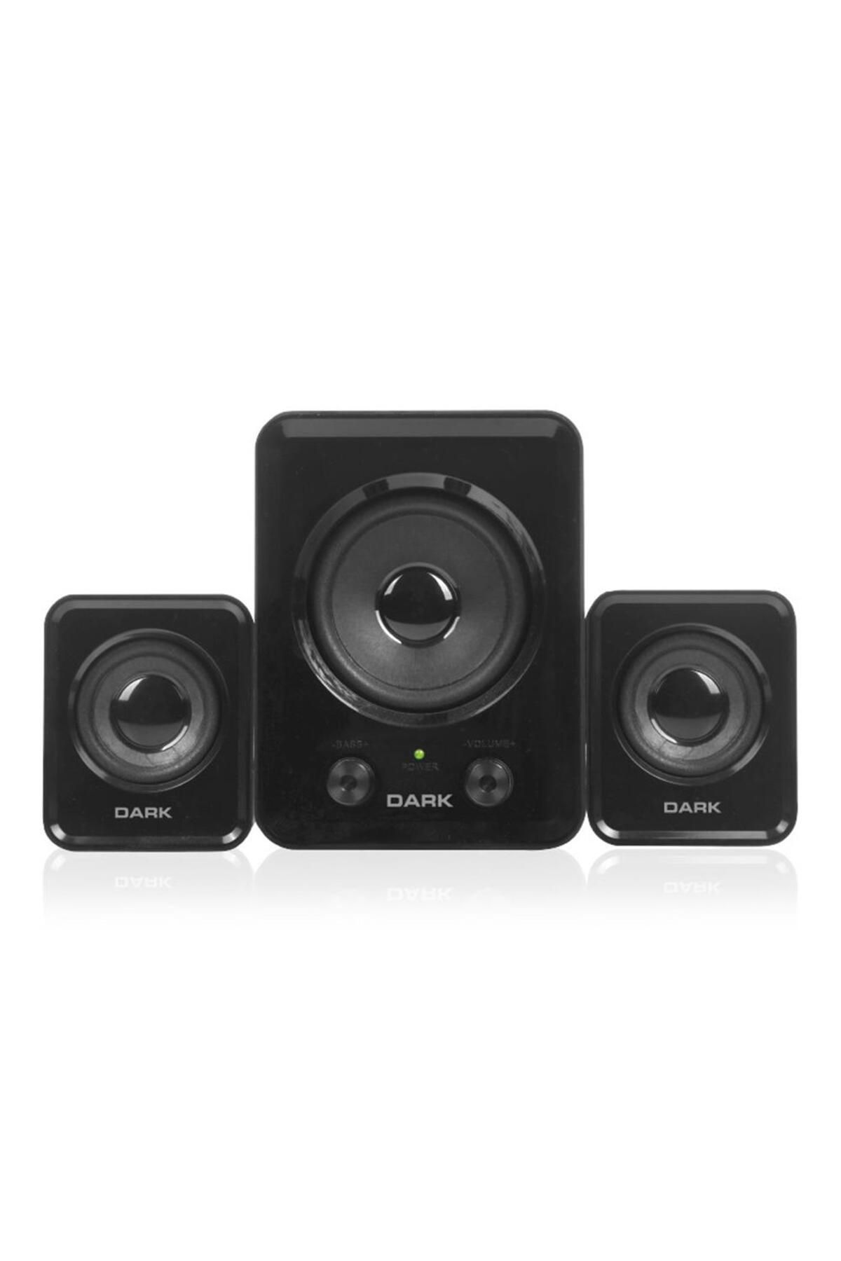 Vobotek Teknoloji Dark DK-AC-SP210 2+1 Multimedia USB Speaker