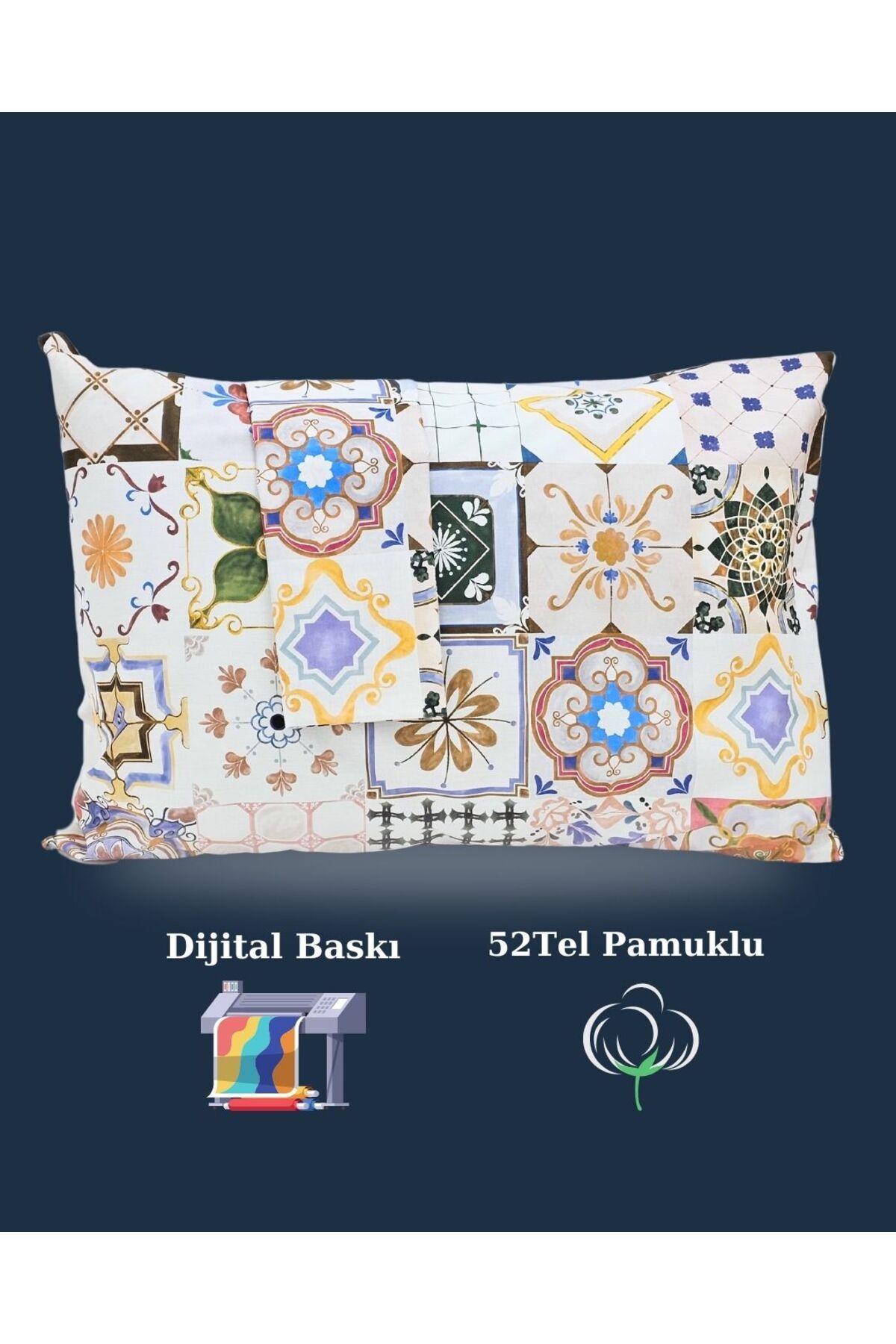 CzyLife-Tile Tile Pattern Pillow Case |   2 Pieces |   50 X 70 6