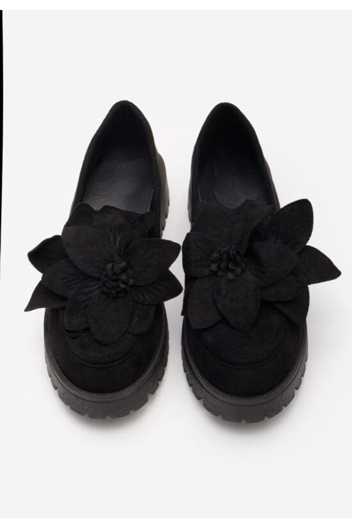 B T Shoes-Mocasini cu talpa groasa Camelea negri 6