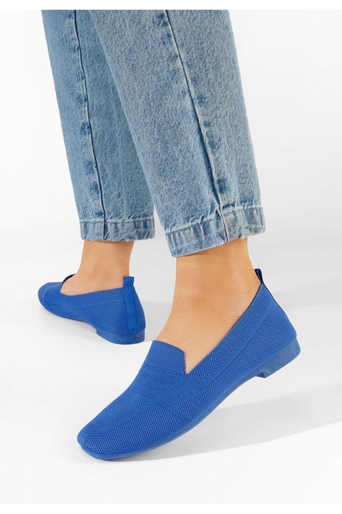 B T Shoes-Mocasini dama Kirrana albastri 1
