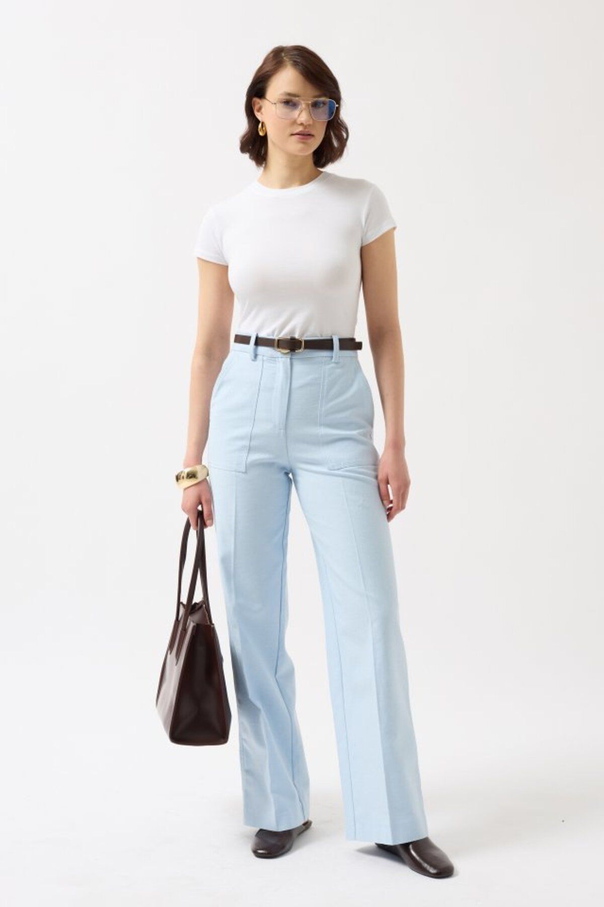 Albayrak Likralı Basic T-Shirt