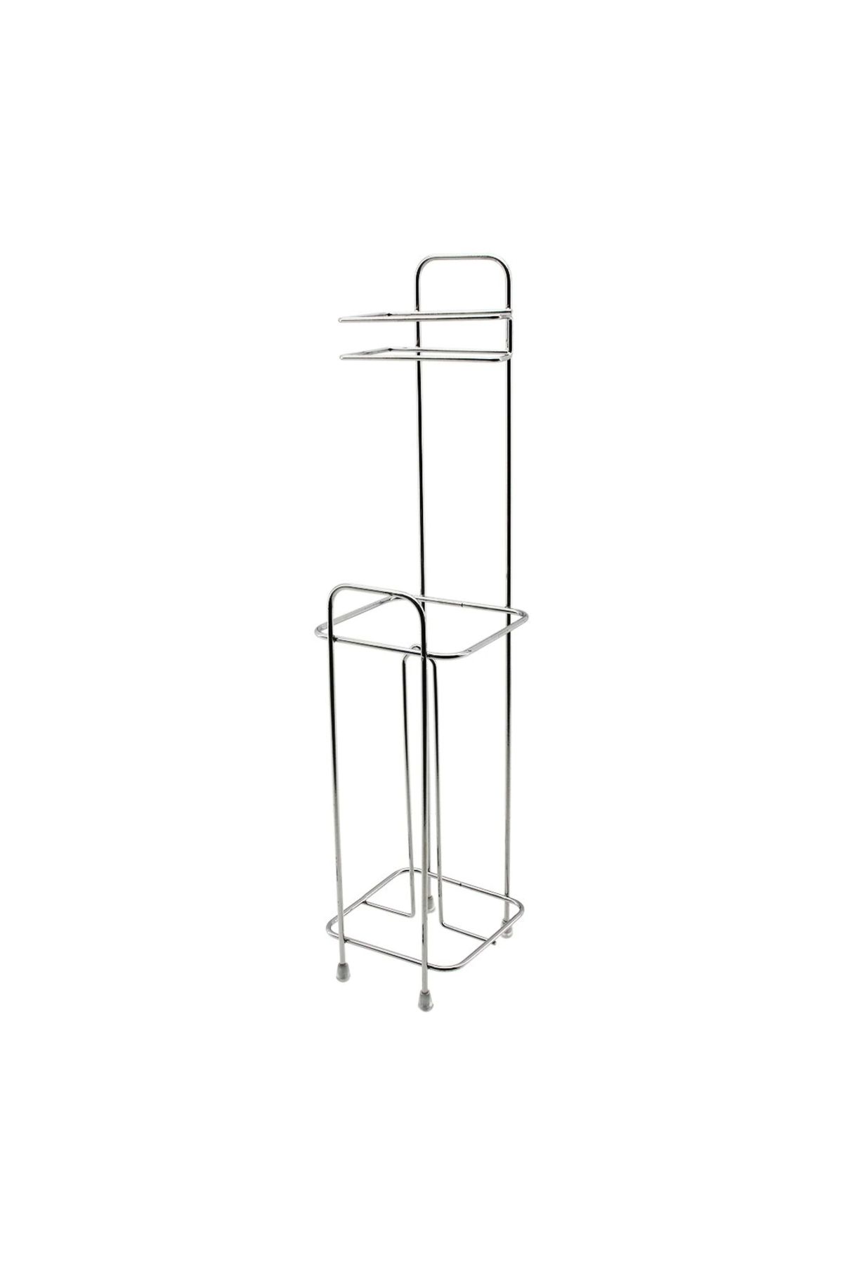 shopwave KARE METAL - KROM YEDEKLİ WC KAĞITLIK (5047)