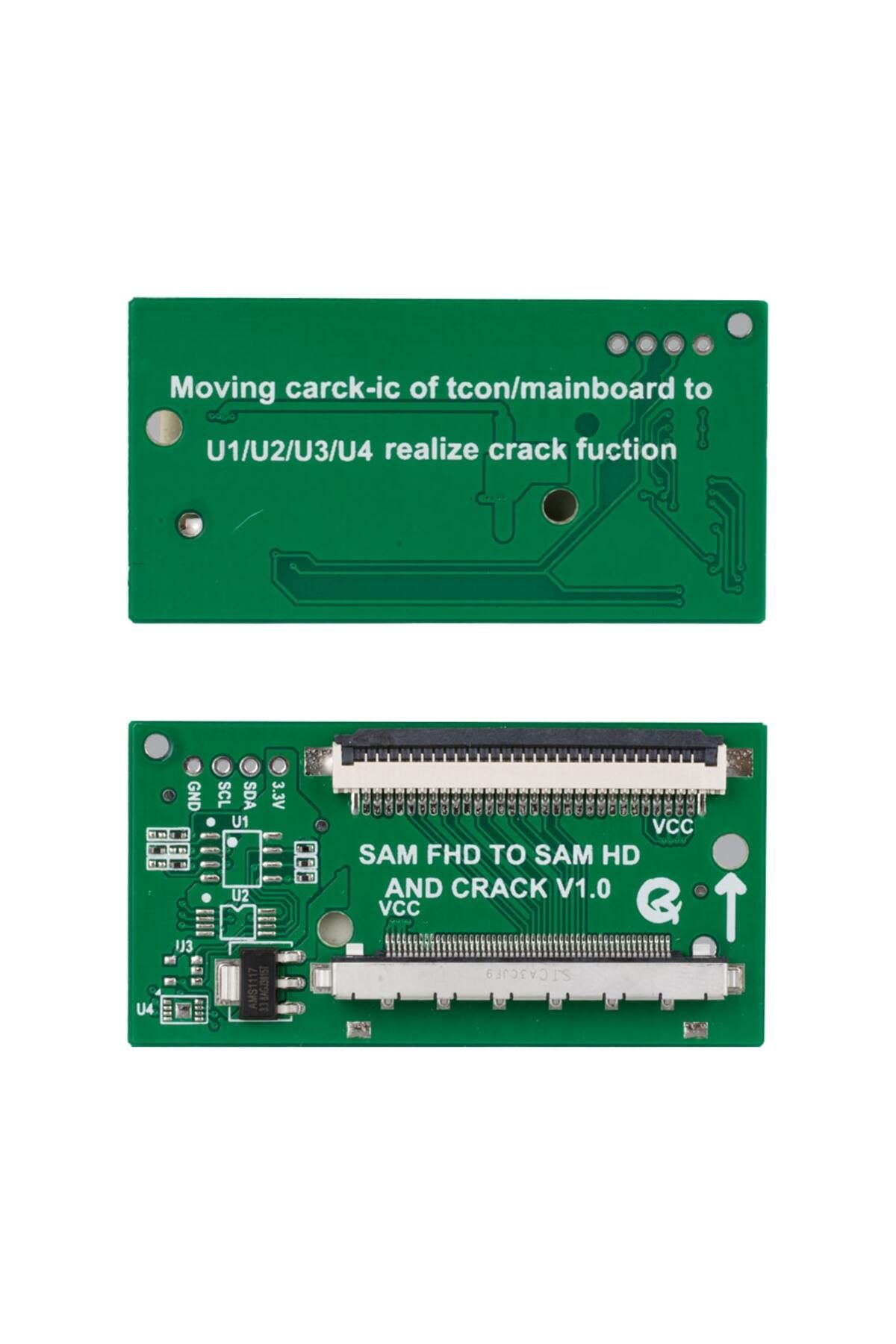OEM LCD PANEL FLEXİ REPAİR KART SONY FHD TO HD LVDS TO FPC SAM FHD TO SAM HD QK0816A