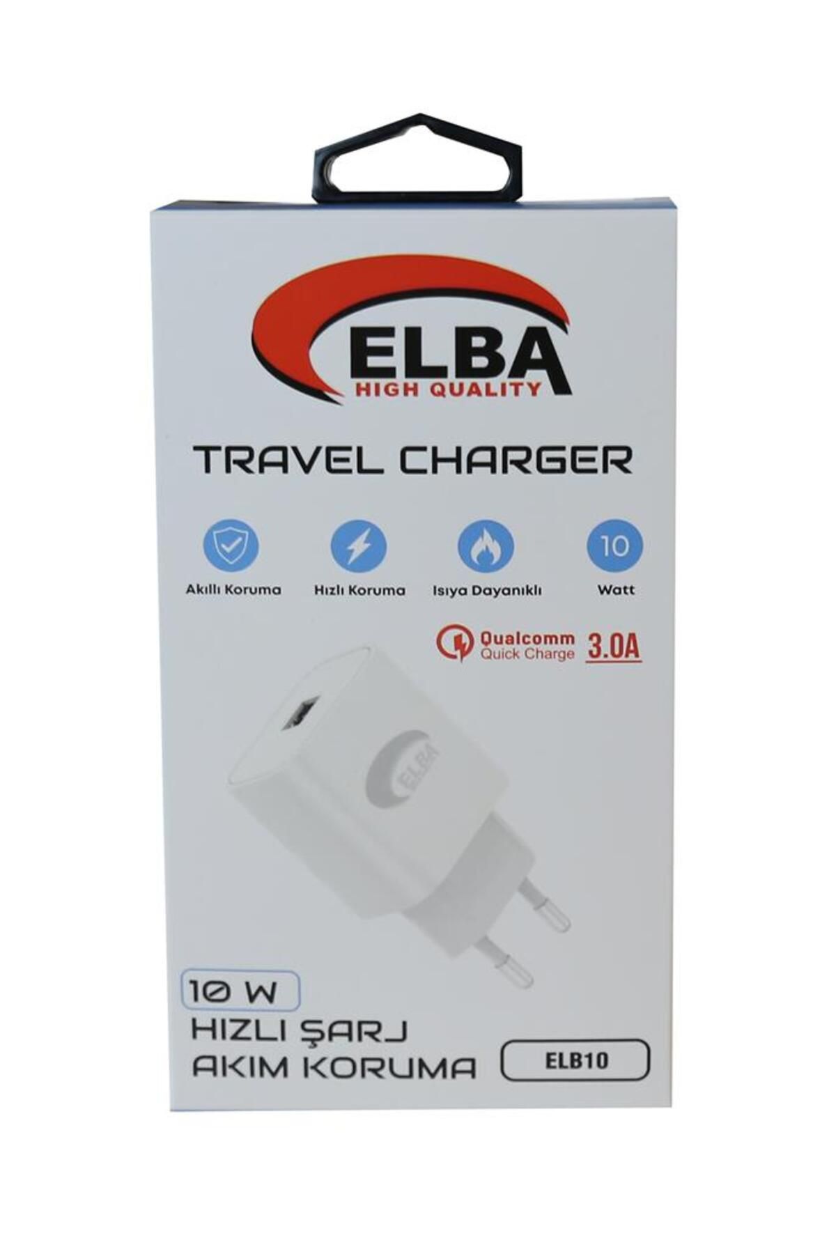 Vobotek Teknoloji Elba Elb10 10W 3.0A Hızlı Şarj Akıllı Koruma Usb EV Şarj Kafa