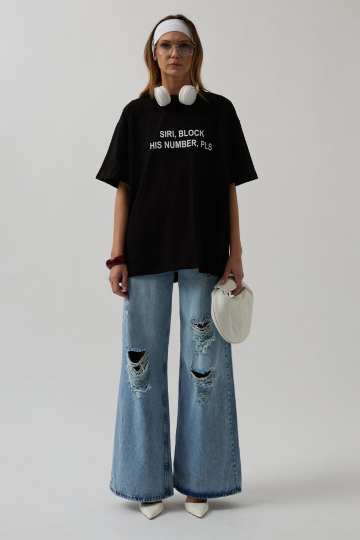 Albayrak Ön Baskılı Oversize T-Shirt