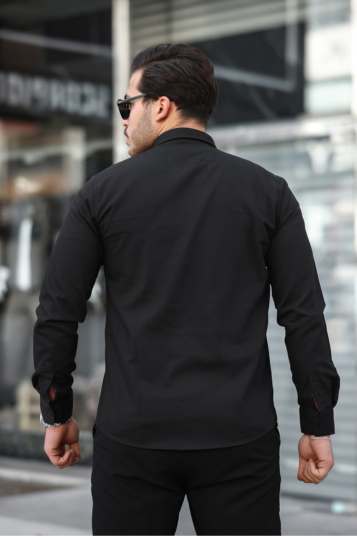 Artı1-Slim Fit Ανδρικό τζιν πουκάμισο Slim Fit 2