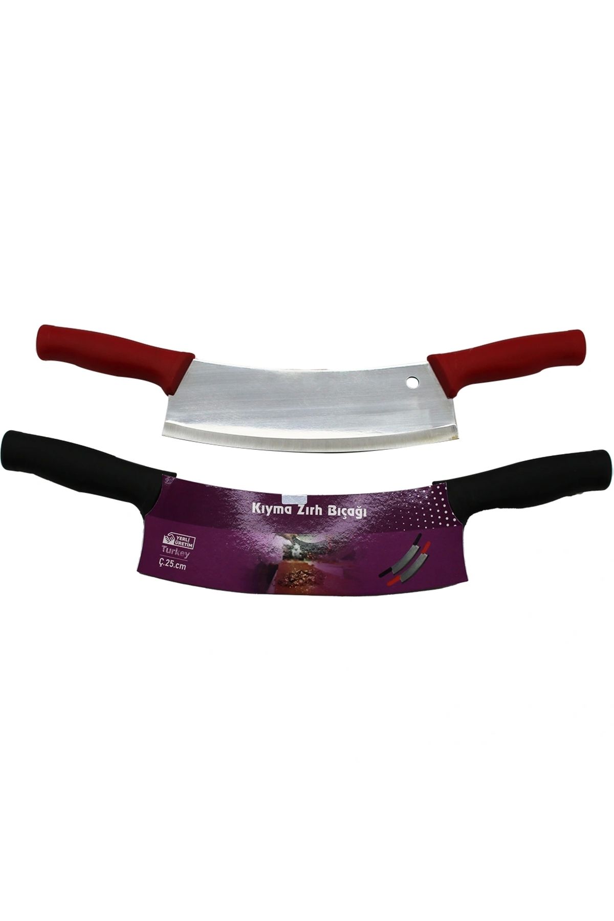 shopwave 25LİK ÇİFT SAPLI KIYMA ZIRH BIÇAK SATIR PLASTİK SAPLI (5047)
