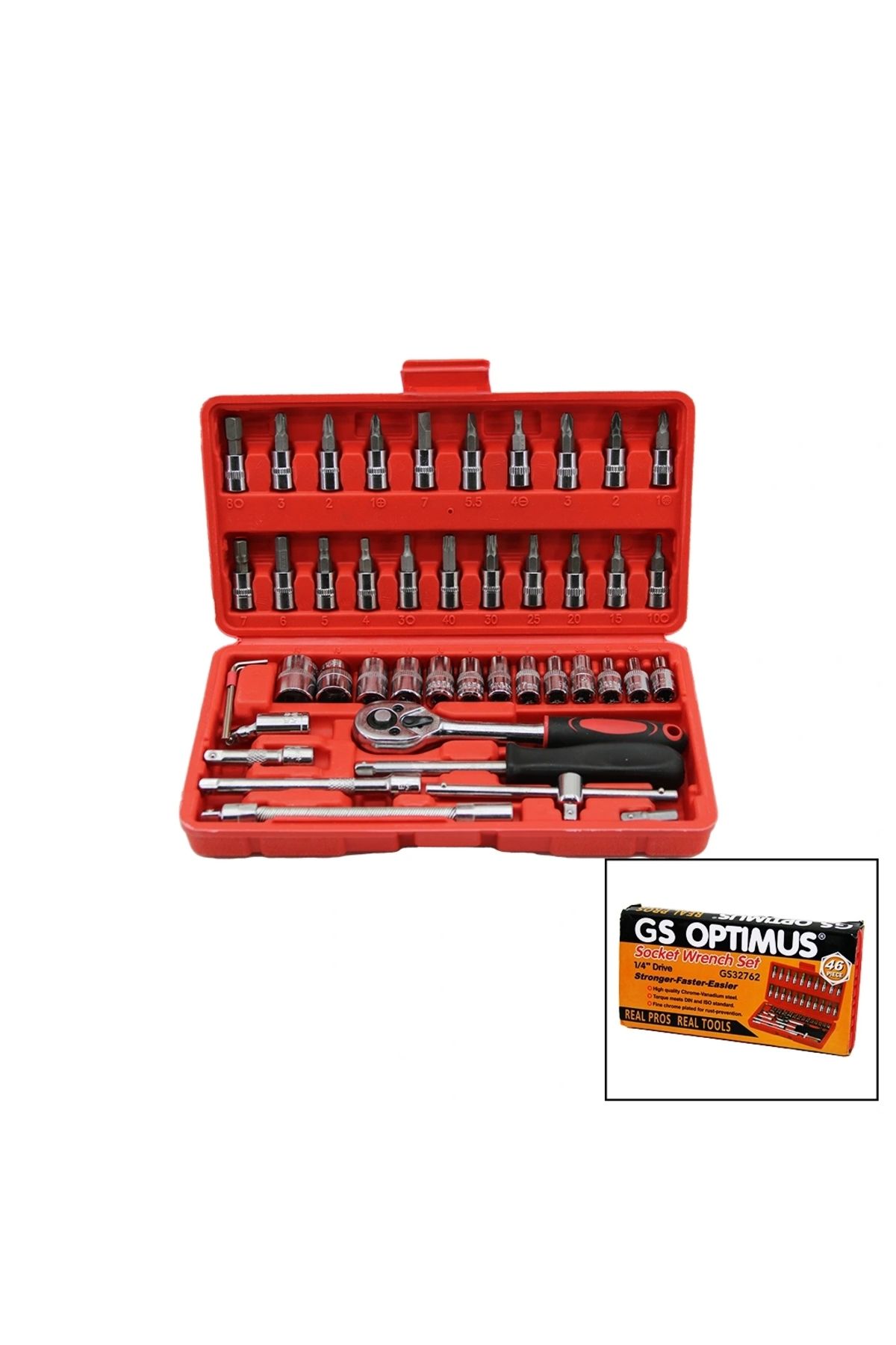 shopwave 46 ADET LOKMA SETİ PLASTİK KUTULU (5047)