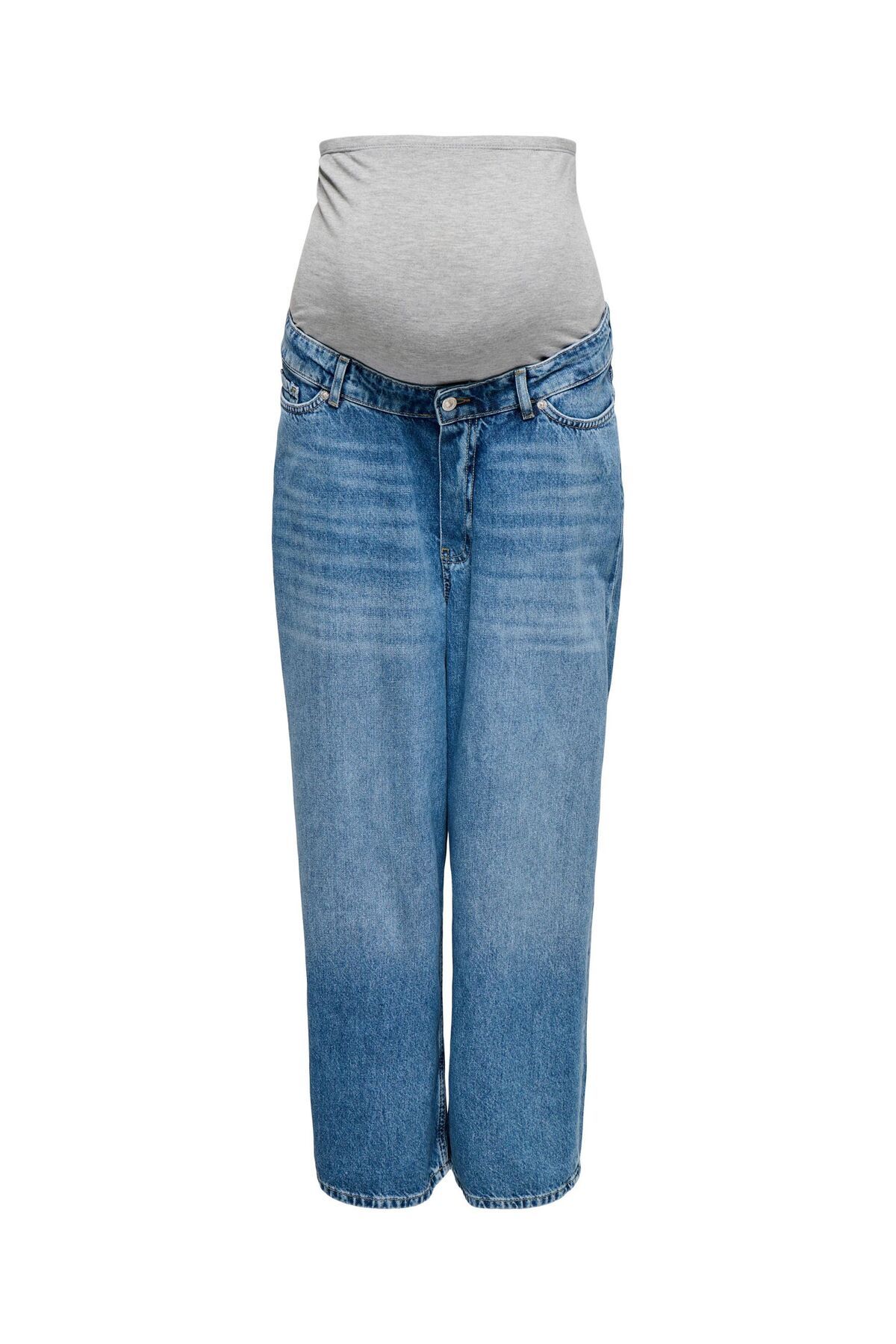 ONLY MATERNITY-Jeans mit weitem Bein OLMJOSEP Mittlere Taille Weiter Beinschnitt Jeans 1
