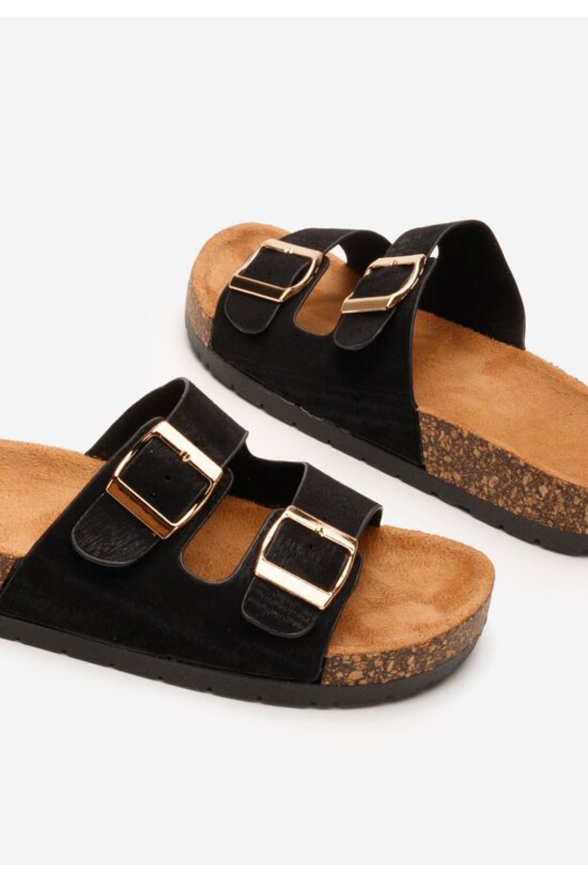 B T Shoes-Papuci cu talpa groasa Breana negri 5
