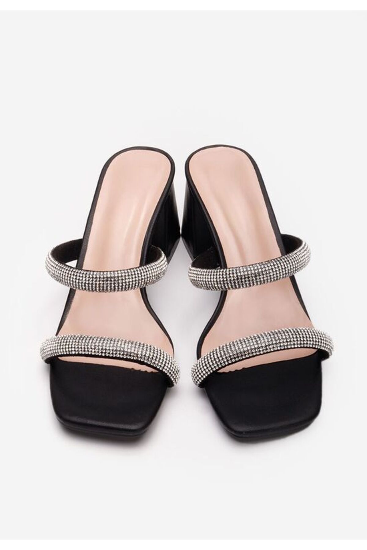 B T Shoes-Inaya black heeled slippers 6