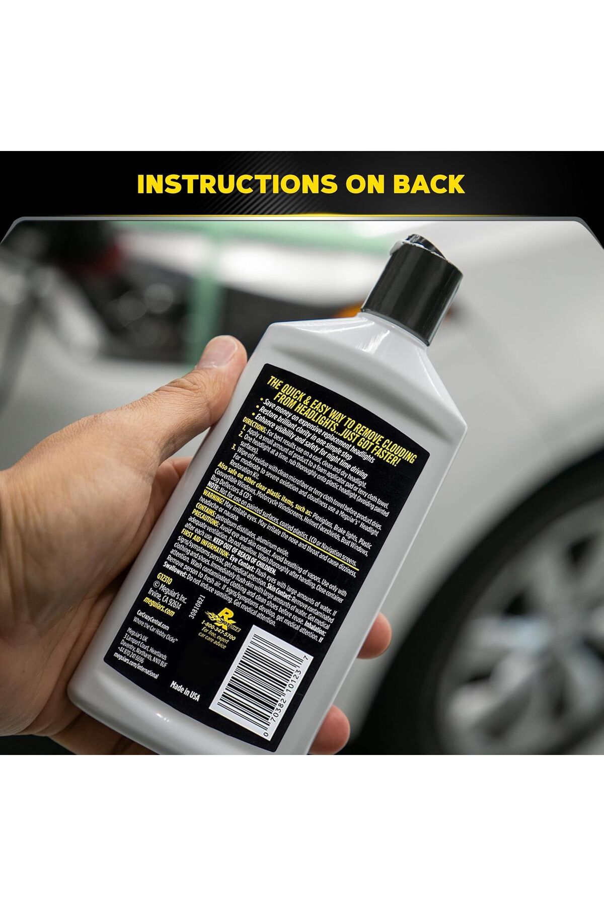 Meguiars-PlastX Clear Plastic Cleaner & Polish - 10 Fluid Ounces 7