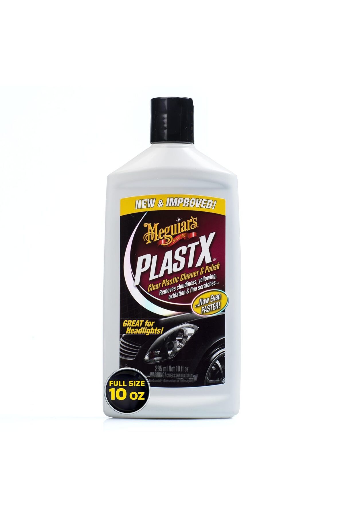Meguiars-PlastX Clear Plastic Cleaner & Polish - 10 Fluid Ounces 1
