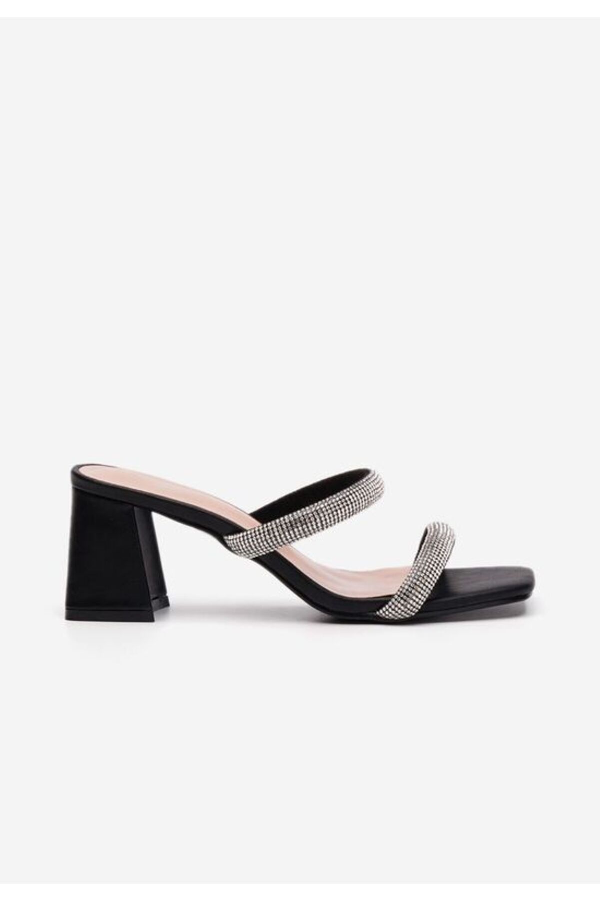 B T Shoes-Inaya black heeled slippers 3