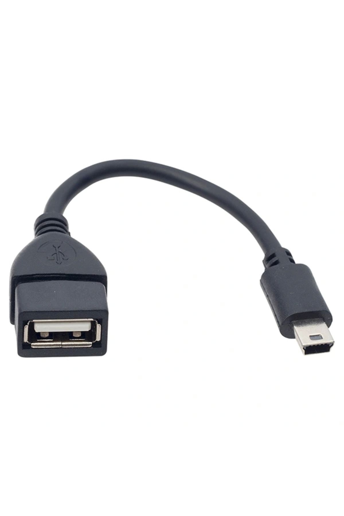 shopwave USB MİNİ 5P Uyumlu  OTG DATA KABLOSU 15 CM (5047)